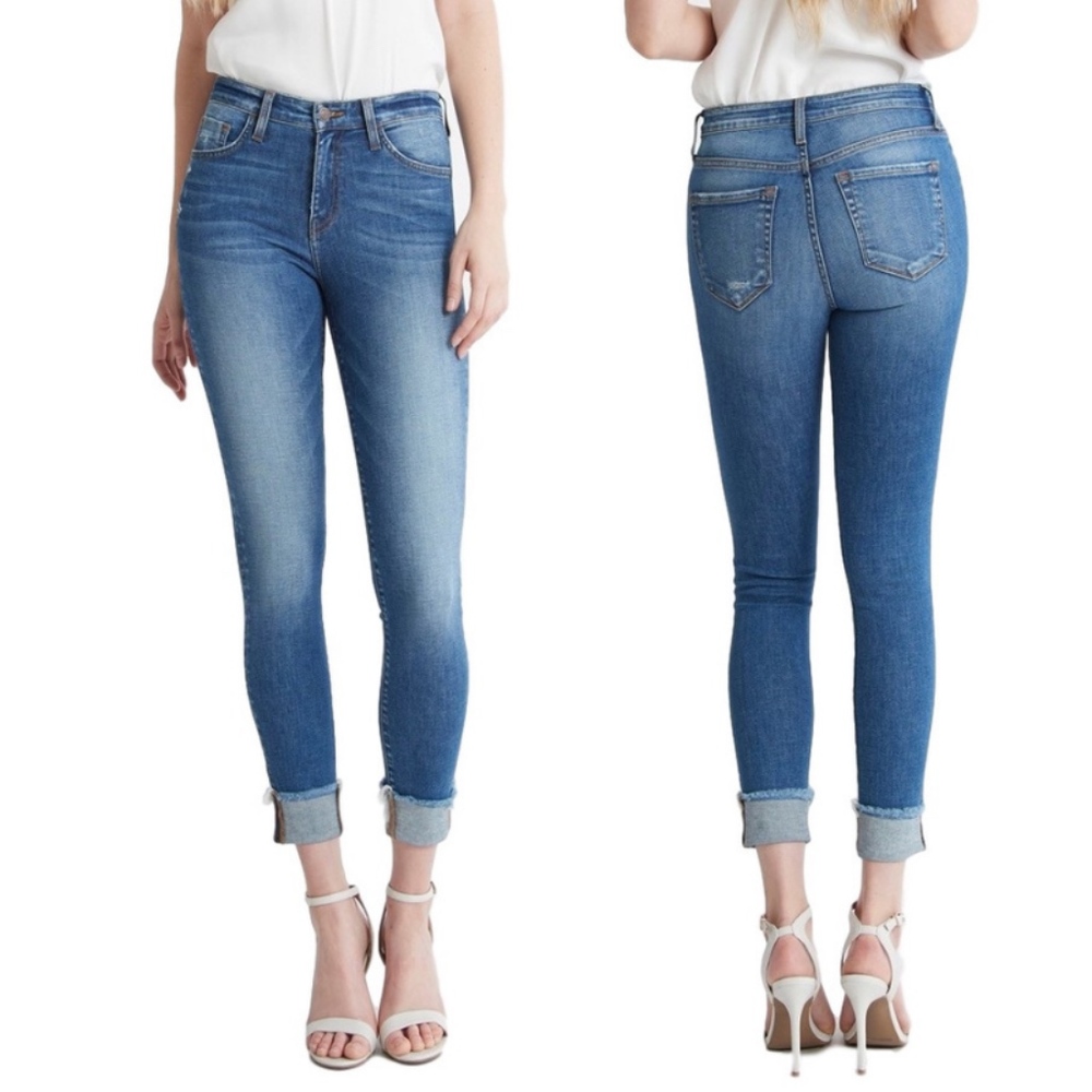 NWT Flying Monkey High Rise Cuffed Skinny Vista